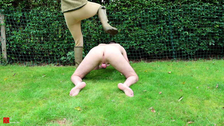 Miss Tory Tease: Locktober Part 10 - the Garden Punishment