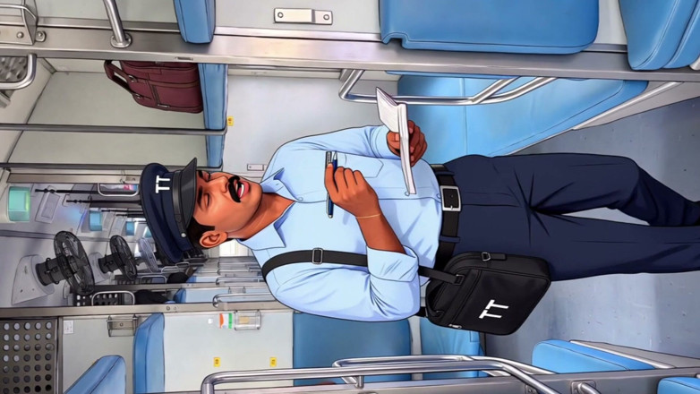 Aipornhub: Fără bilet în tren - soție desi sex cu checker de bilete...