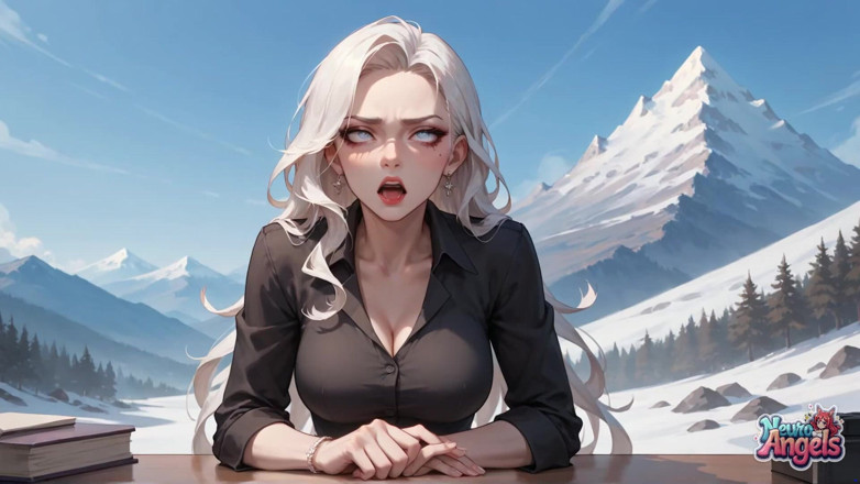 NeuroAngels: Snowy Summit 4-penise nasienia spray orgia