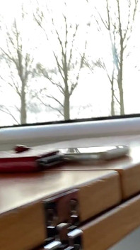 Jerking-off on the Train, Thick Cum