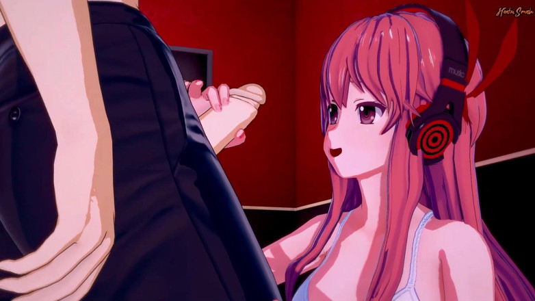 Hentai Smash: Chelsea deep throats a cock and gets fucked - Akama Hentai.