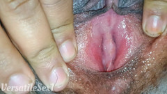 VersatileSex1: Pussy Is Widened by Making It Hairy