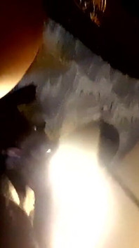Một pov gần gũi của âm hộ gỗ mun