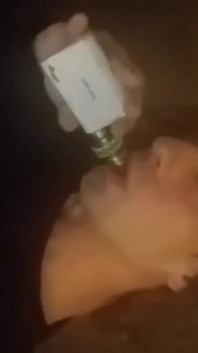 Cute Transgirl Vaping Triple O's (vape Tricks)