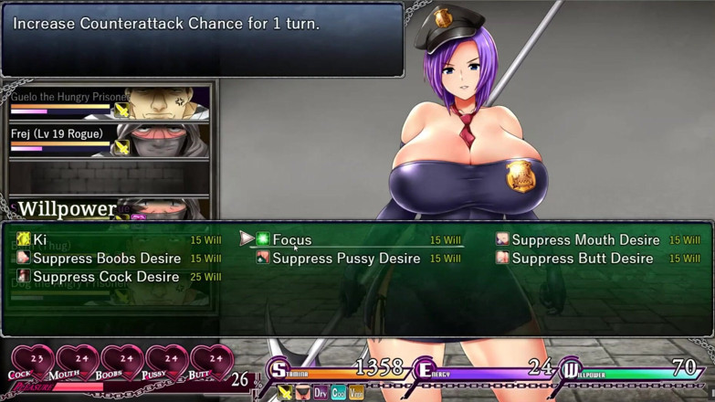 Cumming Gaming: Karryn's Prison Silent Walkthough [PornPlay Hentai game] Ep.9 นักโทษหีพรหมจารีเงี่ยนสุดๆ โมยเสียวแตกคาห้องขัง