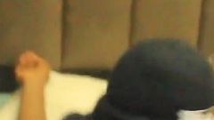 Fuck Threesome with Black Stepsister and Two Stepbrothers in Bedroom