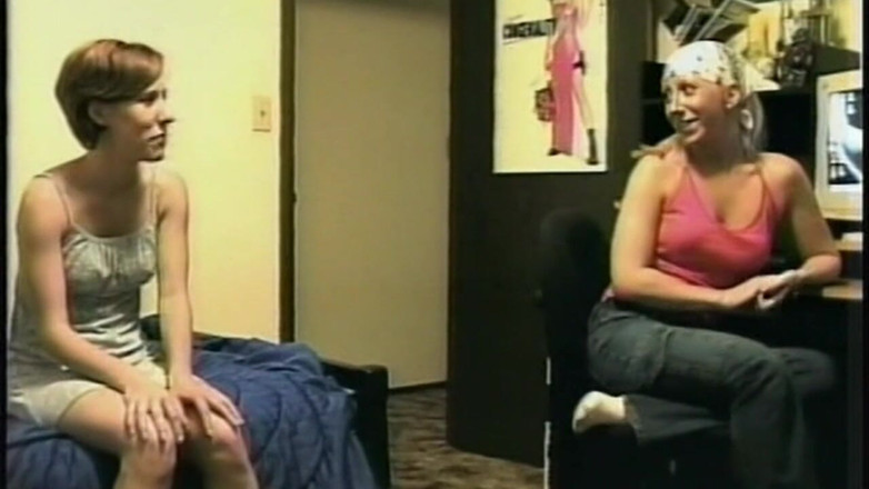 Bangora sluts: Seductive Brunette Strips and Blonde Gets Fingered to Ecstasy