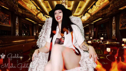 Goddess Misha Goldy: Be my clown! Suck a cock for me even if...