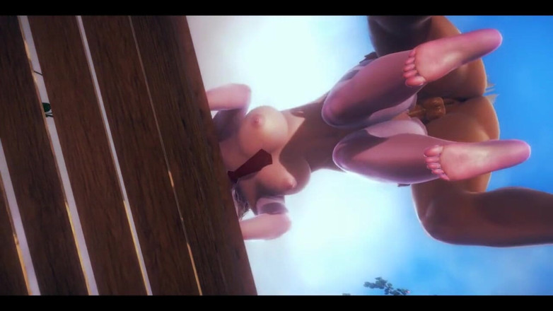 HentaiTubes: Meine Helden-akademie hentai - Mina ashido handjob und mit creampie in...