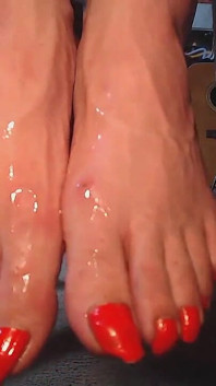 Piss Dripping off Toes