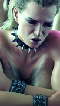 Meredith Stout - Kongkek tetek Cyberpunk Futanari & creampie dubur (animasi 3d)