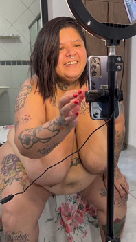 Video Call with a Naughty BBW Client