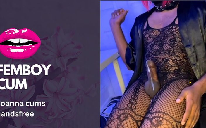 Joanna CD: Joanna Sissygasm podczas transmisji na żywo - maminsynek dziwka Crossdresser Femboy Hands...
