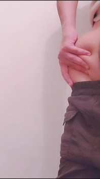 Satisfying Myself with a Eggplant - Desi Gay in Public Toilet Using Vegetable in Beautiful Asshole