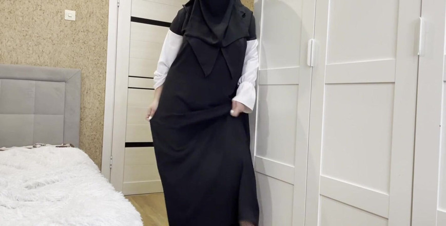 Lux Eva: Hot Arab Stepmom in Stockings Gives JOI
