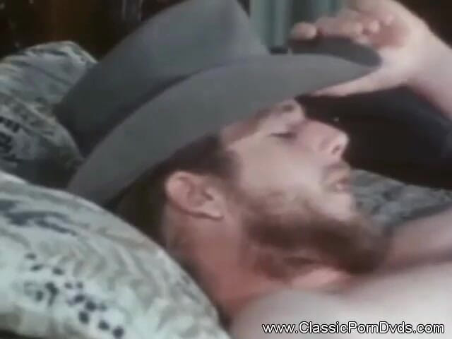 Classic Porn DVDs: Hairy slut is toying her wet pussy