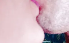 Pacar sange ciuman mesra sama pacarnya