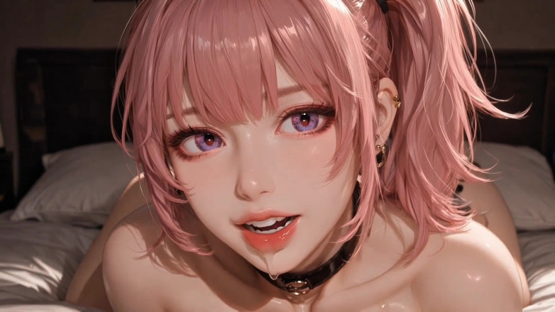 Stories&Anime: Ahegao 3D Pink Silicone Doll Tease
