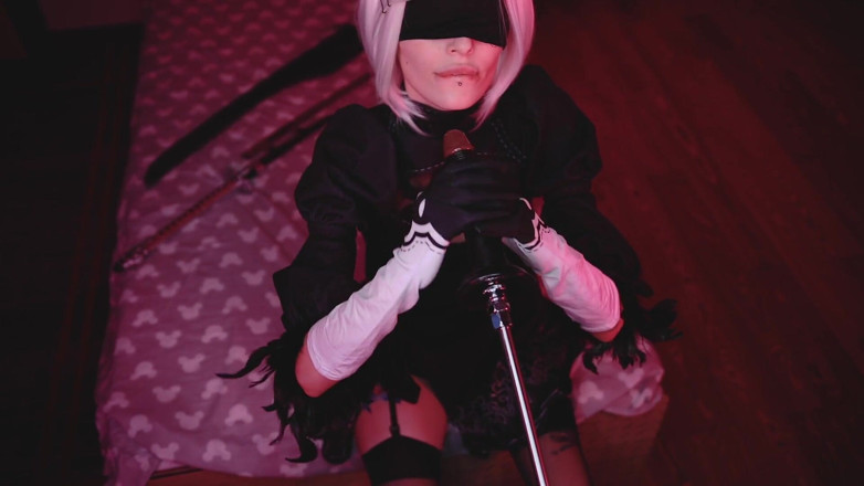 Mysweetalice: Bbc Nier Automata cosplay bbc mamada Mysweetalice alias Mykinkydope