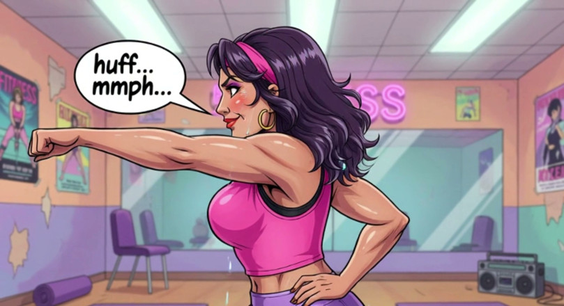 AI Porn: Loszki pocą się w klasie jogi