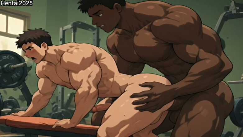 Hentai2025: Anal Interracial En El Gimnasio Animación Hentai De Dibujos Animados