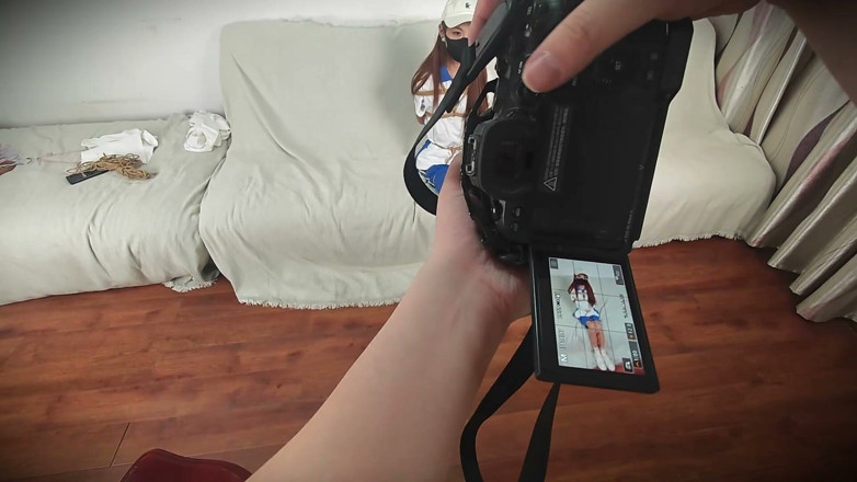 Aisan girl bondage: Behind-the-scenes beelden van de schattige fotoshoot van de schooluniform-fixatiefotoshoot