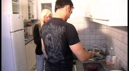 Femdom Austria: House slave must clean the kitchen