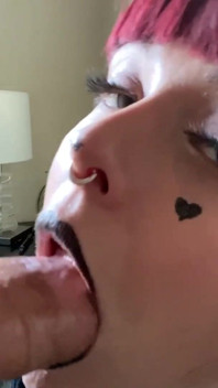 Close-up Asmr Long Tongue Blowjob