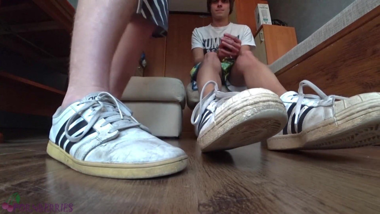 Ethan Alex: Sneakers, socks and bare feet - two masters dominate you