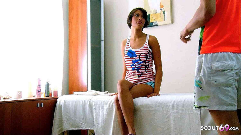 Full porn collection: Petite Teen Maddie 18 Seduced to Fuck in Massage Parlor