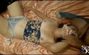 Sexy O2: 1628 - французская любительница, трах раком, атласное нижнее белье, секс в одежде