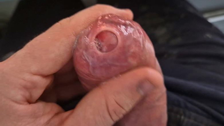 GloomyChase977: Tight Foreskin Stroking Until I Leak Everywhere