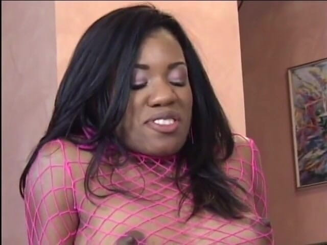 Girl on Girl: Black lesbians with big tits roleplay and fuck with strap...