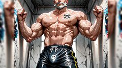 Erotic Man: Ai Men com Enormes Músculos