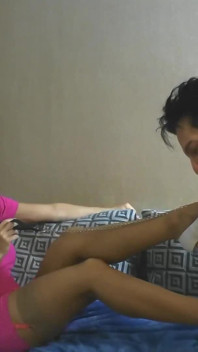 Classic Nylons Foot Licking