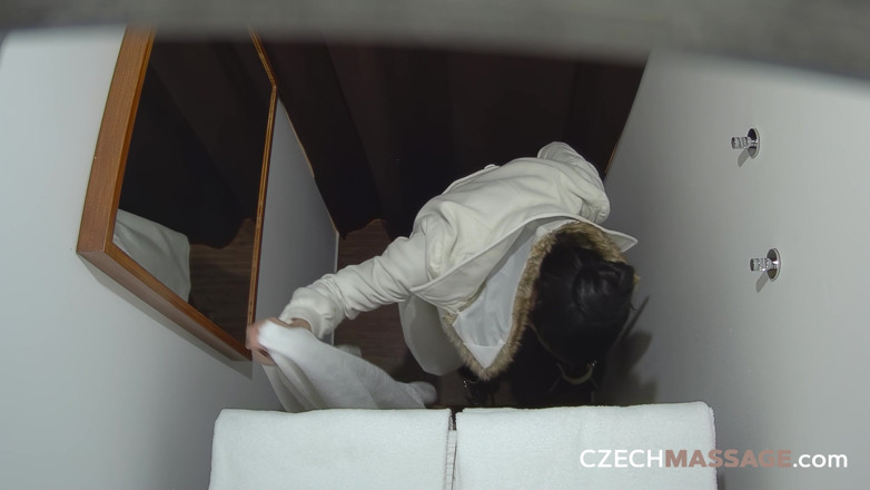 Czech Massage: Czech Massage 89: Brunette Babe Seduces Her Masseur with a Naughty...