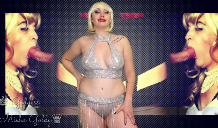 Goddess Misha Goldy: Vei fi în centrul atenției petrecerii cu sex în grup!