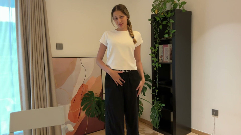 MiaPixie: Нюхаю Mia Pixie в грязных веревочках после жесткой тренировки