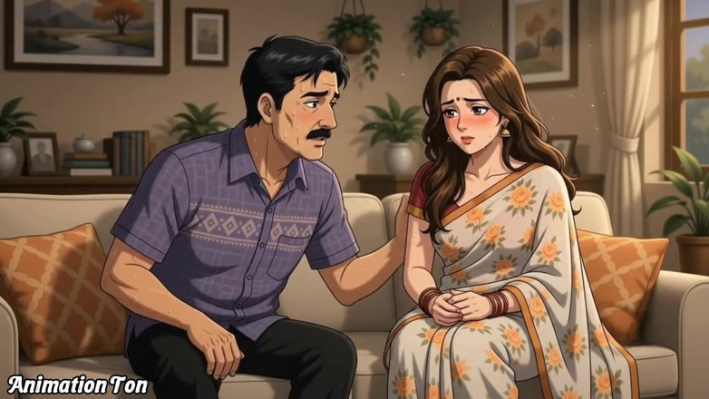AnimationTon: Jeetu Lost Control - Bhavna Ji의 외로운 밤이 더티로 변했습니다