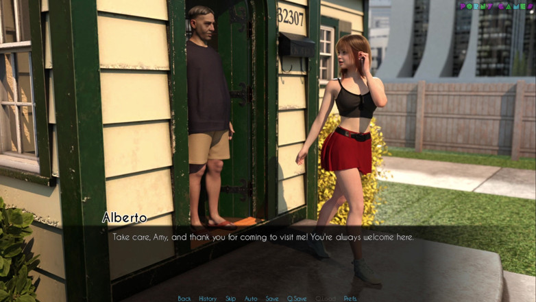 Porny Games: エスコビック・ゲームズによる『ハッピーエンド』 - 公衆トイレでのセックス、夫を裏切るところで7歳