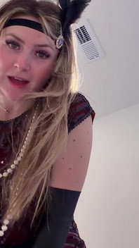 London Evans, din anii 20, fantezie uriașă 4K POV emoții mici așteaptă