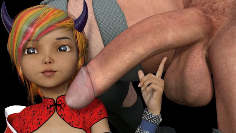 Cock Box 3D: Tink podsyca kutasa wielkiego mężczyzny odcinek 1, Ręczna praca spust odmowa...