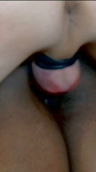 Dillon Dough's Cute White Cock Closeup Doggystyle Balls Deep in His Girlfriends Mature Black Pussy.