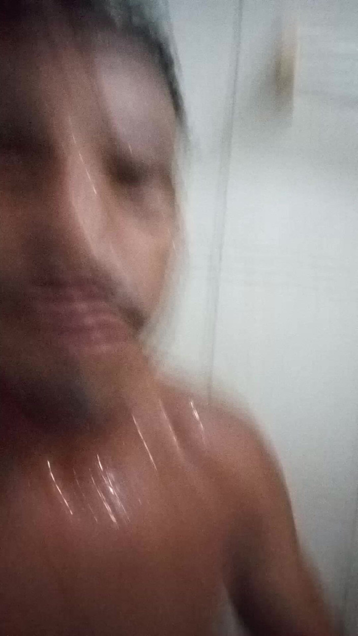 Bruninho Menezes: Brazilian Brunette 16cm Thick in the Shower - Hairy Hard Cock Taking...