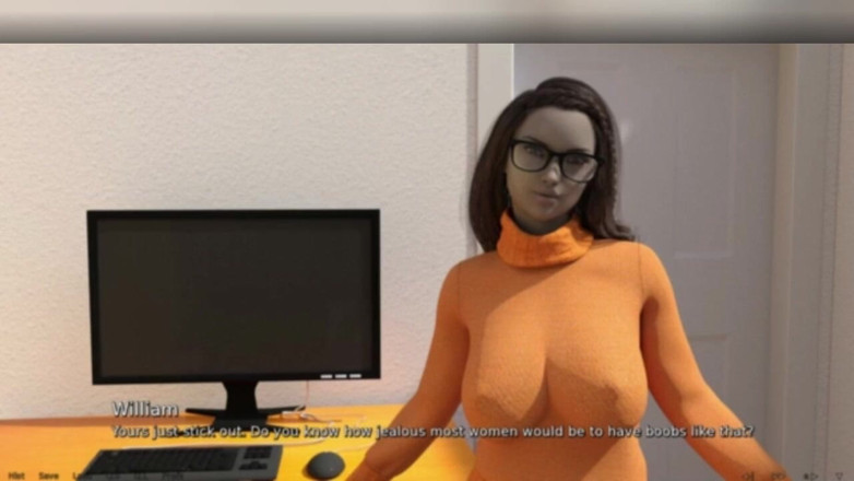 3DXXXTEEN2 Cartoon: Zarah provides stress relief. 3D porn cartoon sex