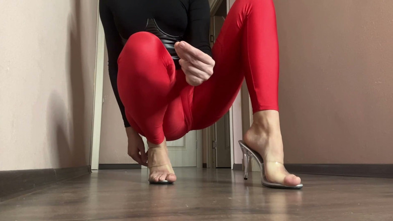 Skinny_lady69: Heel Clicks Snaps jari, bingkap ketat domme lancar gelung lancar