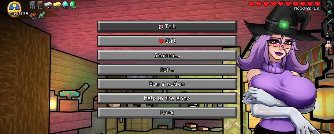 LoveSkySan69Real: Minecraft horny craft bagian 85 jubah baru untuk penyihir, pakaian dalam...