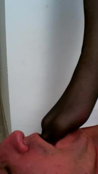 Foot Smelling Fishnet Feet