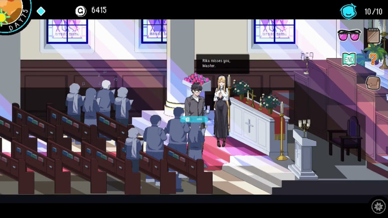 NSFWOtaku: Hentai -spel - kyrkan Hentai sexscener (Rika den otäcka nunhjältinnan) - Censorn
