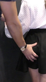 The Teacher Was Furious and Punished the Schoolbabe